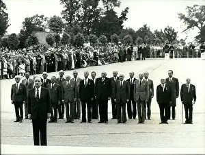 Appeals: President Mitterrand, ceremony at Mont Valerien