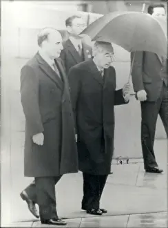 Akasaka: President Mitterrand and Emperor Hirohito of Japan
