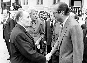 Popularity: President Mitterrand and Jacques Chirac, Mayor of Paris