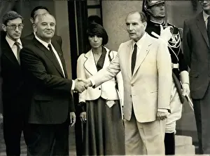 Danielle: President Mitterrand and Mikhail Gorbachev of Russia
