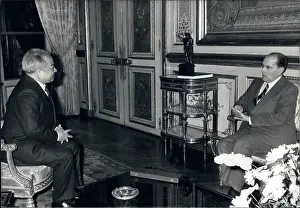 Norodom: President Mitterrand and Prince Norodom Sihanouk