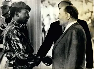 Volta: President Mitterrand and Thomas Sankara of Upper Volta