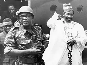 Garba: President Mobutu with the Nigerian Foreign Ministers
