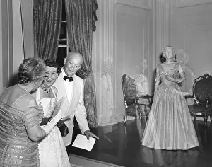 Smithsonian: President and Mrs. Eisenhower attend the opening