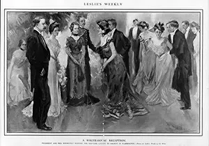 Longworth: President and Mrs. Theodore Roosevelt with ?