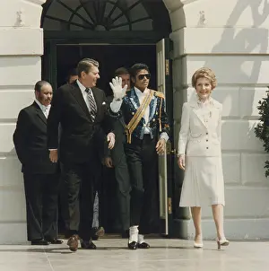 Advocacy: President and Nancy Reagan with Michael ?