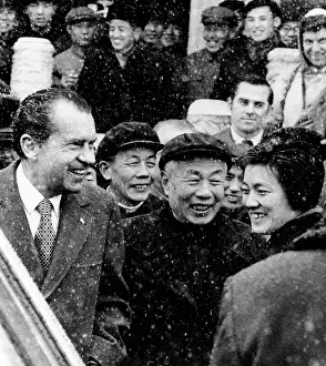 Alliances: President Nixon, enjoys a laugh with his ?