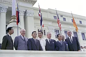 Philippines: President Park Chung-hee (third left) at the 1966