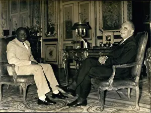 Volta: President Pompidou and General Lamizana of Upper Volta