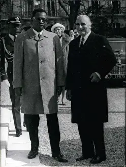 Mobutu: President Pompidou and General Mobutu in Paris
