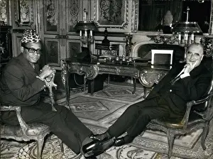 Mobutu: President Pompidou and General Mobutu in Paris
