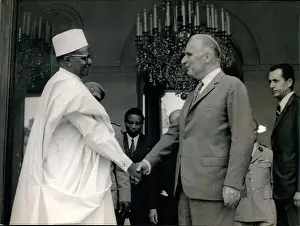 Diori: President Pompidou and Hamani Diori of Niger