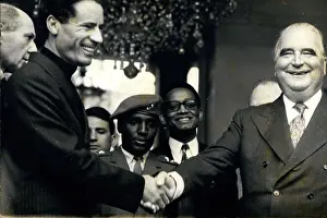 Gaddafi: President Pompidou and Libyan leader Gaddafi