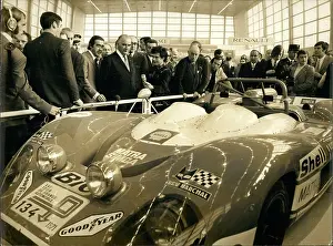 Simca: President Pompidou at Paris motor show