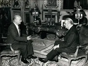 N.p.m: President Pompidou and PM Nihat Erim of Turkey