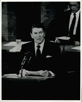 Fend: President Reagan at joint session of US Congress