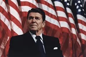 Bloomington: President Reagan speaking at a rally for ?