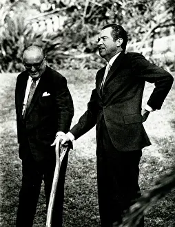 Resign: President Richard Nixon in Bermuda