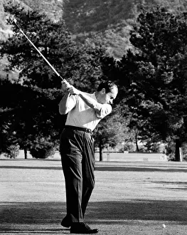 Foursome: President Richard Nixon golfing. He is on ?