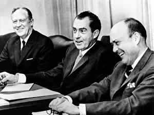 Willian: President Richard Nixon with members of ?