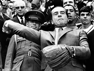 Csu 2012 10: President Richard Nixon tosses out the first ?