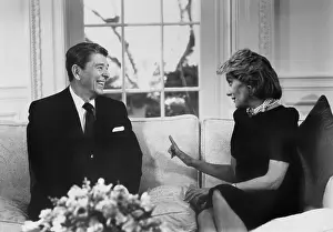 Rating: President Ronald Reagan is interviewed by Barbara