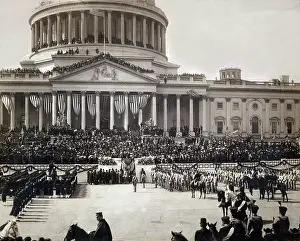 Oaths: President Roosevelt taking the oath of office, ?