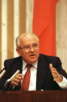 Zavyalov: President of Soviet Union Mikhail Gorbachev at