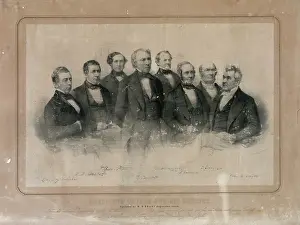 Postmaster: President Taylor and his cabinet