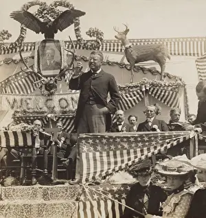 Quarter Length: President Theodore Roosevelt delivering a speech