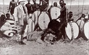 Photomechanical: President Theodore Roosevelt (front left), ?
