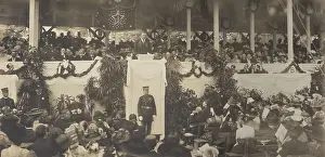 Lcgr1704: President Theodore Roosevelt speaking at the corner-stone