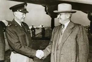 Csualpha: President Truman seeing Gen. Dwight Eisenhower ?
