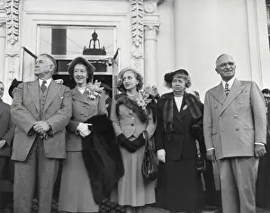 Alben: President Truman and VP-elect Barkley at the White