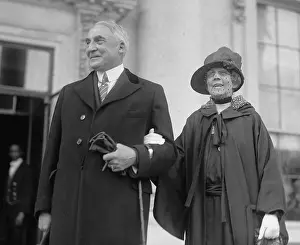 Couples Portraits: President Warren Harding and First Lady Florence