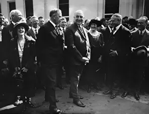 Lcgr1511: President Warren Harding with Postmasters at the