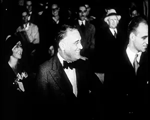 Pledging: Presidential Candidate Franklin D Roosevelt