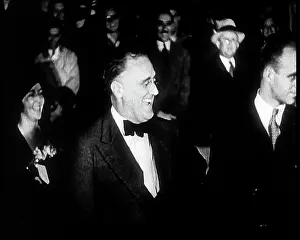 Pledging: Presidential Candidate Franklin D Roosevelt