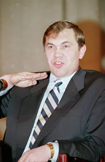 Lebed: Presidential candidate General Alexander Lebed, 1996