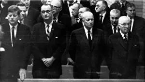 Rayburn: US Presidents. From left: US President John ?