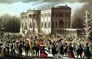 Cruikshank: The President's Levee
