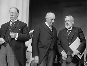 National Mall: Two Presidents with Robert Lincoln at the dedication
