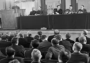 Sokolovsky: Press-conference of Marshal Vasily Sokolovsky