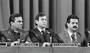 Alexandrov: Press conference of Soviet and Syrian cosmonauts