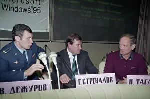 Participants: Press conference at Yury Gagarin Cosmonaut Training Centre