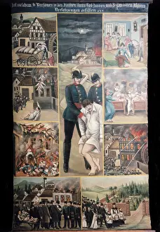 Jahrhundert: press/media, canstora, tablet, Fire, painting