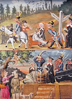 1711: press/media, canstora, tablet, Gruesome murder