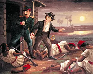 Afroamerican: press/media, canstora, tablet, The heroic deed