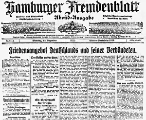 Fremdenblatt: press / media, journals / magazines, Hamburger
