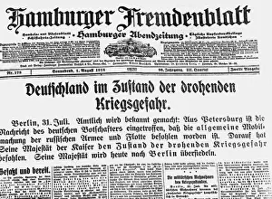 Fremdenblatt: press / media, journals / magazines, Hamburger